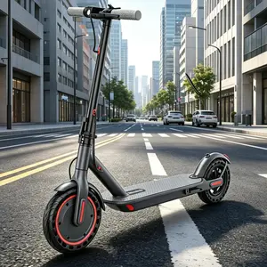 Electric Scooter -19 MPH Max Speed, 8.5''Honeycomb Solid Tires, 350W Motor, 12 Miles Range,Adjustable Speed Foldable Commuter Scooter with Dual Braking System &App Control School Scooters