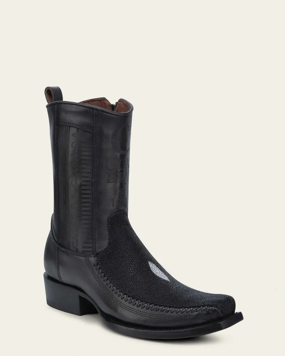 Cuadra Men's Stingray Cowboy Boots – Black