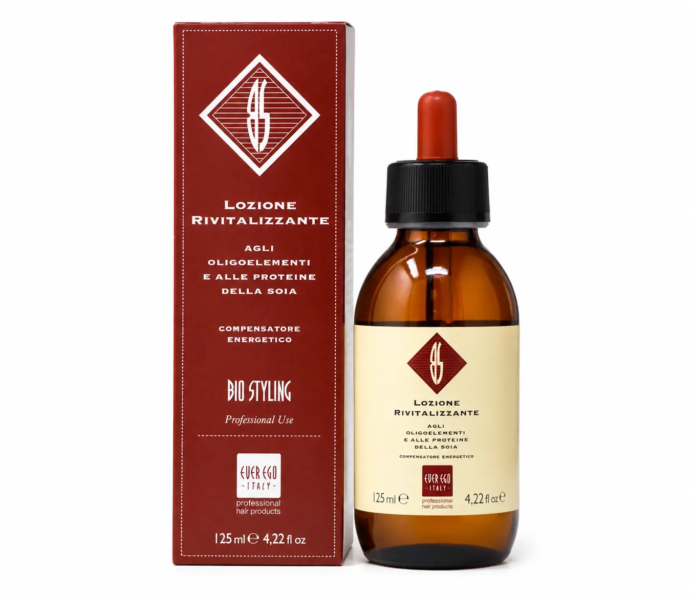 Ever Ego Revitalizing Hair & Scalp Liquid Treatment with Seaweed Extract, Soy Seeds, Protein-Rich Formula to Prevent Loss, 4.22oz