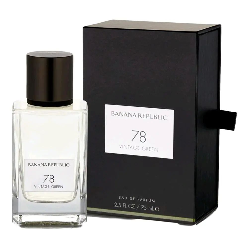 Banana Republic 78 Vintage Green Unisex EDP Bottled Spray - 2.5 oz Scent with Leafy Undertones & Wood Notes, Travel-Friendly Fragrance