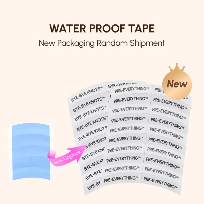 Nadula Adhesive Tape Strips 5 Pairs Invisible Peelable Water Proof Tape for Lace Wigs Lace Remover Hair Extensions