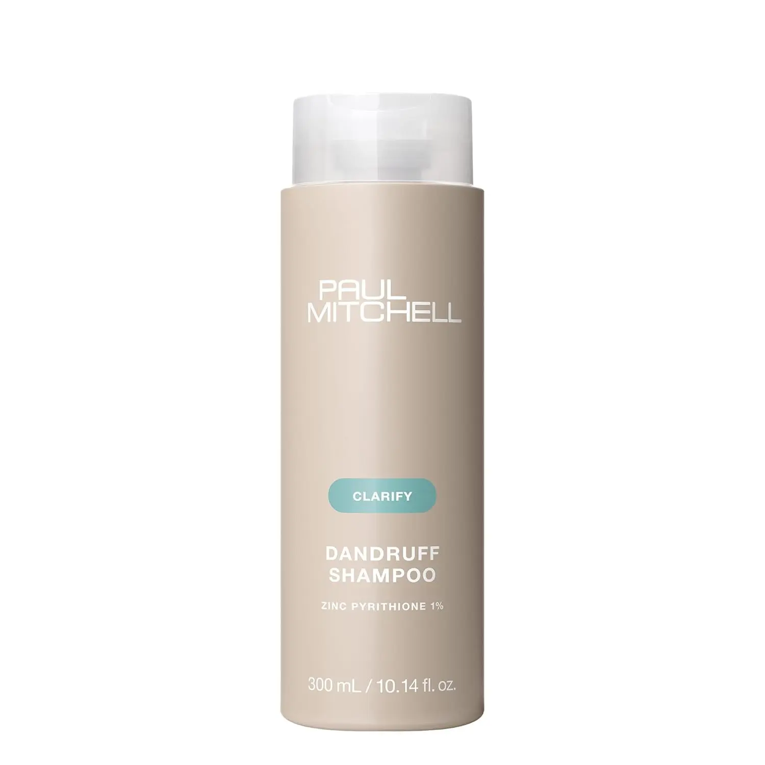Paul Mitchell Anti-Dandruff Shampoo - 1% Zinc Pyrithione Liquid Cleanser, Gentle Daily, Color-Safe, Cruelty-Free, for Itchy Dandruff-Prone Scalps, Single Item for All Hair Types, Color Safe Shampoo