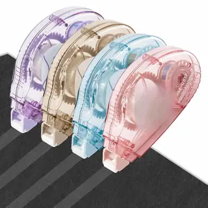 Glue Tape for Scrapbooking, Pack of 4 Scrapbook Tape, Double Sided Tape Roller for Crafts, 26 Ft x 0.31 in Tape Runner, Craft Supplies for Scrapbooking, Gift Wrapping and Photo Tape.