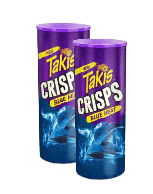 Barcel Takis Crisps Blue Heat Can 155.92Gr x 15ct