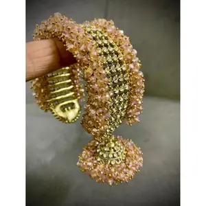 Gaajra Bangle With Hanging Jhoomar Adjustable
