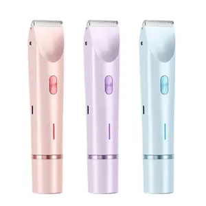 Women's Bikini Trimmer and Razor, Dual Head Design, Smooth Skin Care, Portable Travel Friendly Tool, Daily Maintenance Needs