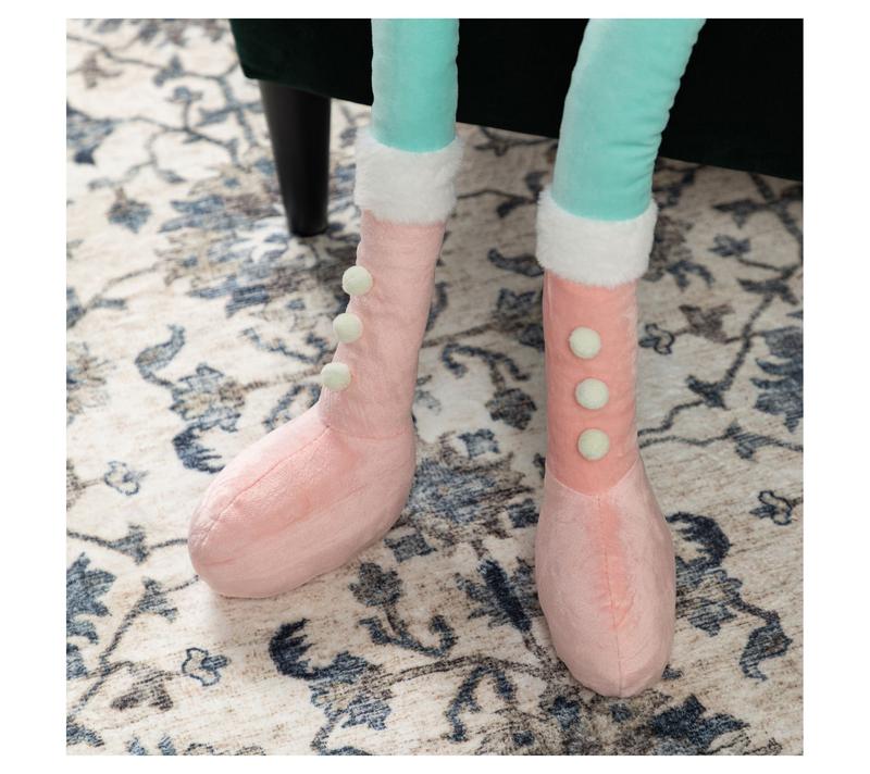 Glitzhome 60"H Christmas Extra Large Fabric Nutcracker