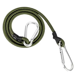 Outdoor Tent Elastic Rope Tie With Rope Hook, Retractable Tent Rope, Adjustable Hanging Ropes, Camping & Hiking Equipment For Outdoor Camping