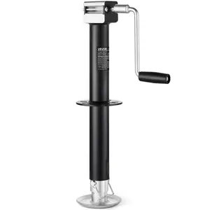 fathersdaygift VEVOR 5000 lbs A-Frame Trailer Jack, 15-Inch Vertical Travel, Trailer Lift Jack with Adjustable 7-Level Drop Leg Drill Socket, Cordless Drill Compatible, Suitable for RV, Utility, Yacht Trailers