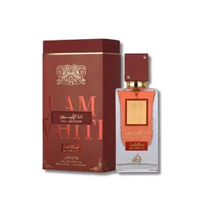 Lattafa Ana Abiyedh Scarlet Eau De Parfum 3.4FL.OZ For Unisex Arabian Fragrance Aromatic Woody Fragrance