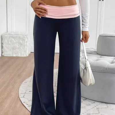 Pink Navy Brandy Melville Priscilla Pants TikTok Shop