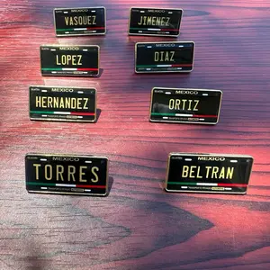 Last name hat pins