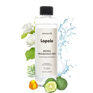 Lopeie Hotel Diffuser Oil for Home Refill 250ml-Citron, Cedarwood & Ambergris Fragrance for Ultrasonic & Waterless Diffusers