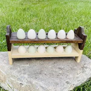 Stackable farmhouse style egg holder Kitchen Sturdy