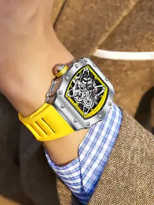 2026 New Luxury Men's Quartz Watch, 30m Waterproof, Luminous Calendar, Silicone Sport Band, Business Gift Box, Luminous Analog Watch