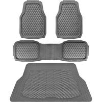 Gray-Floor mats with Cargo liner Truck mats