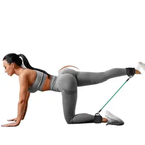 Portable Ankle Strap Set – Enhanced Lower Body Workout Bands for Pilates, Yoga & Cable Machine Training
