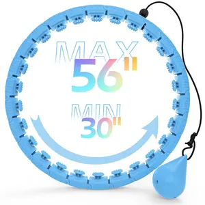 Weighted  Circle with 26 Links(56 Inch) for Adults Exercise,  Exercise Hoop Plus Size,  Smart Exercise Equipment