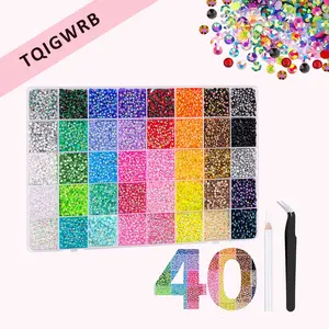 32000Pcs Jelly Synthetic Rhinestones for Bedazzling, 3mm Multicolor Resin Flatback Synthetic Gems for Art, Bedazzler Kit for Crafting Book Shoes Nail Art