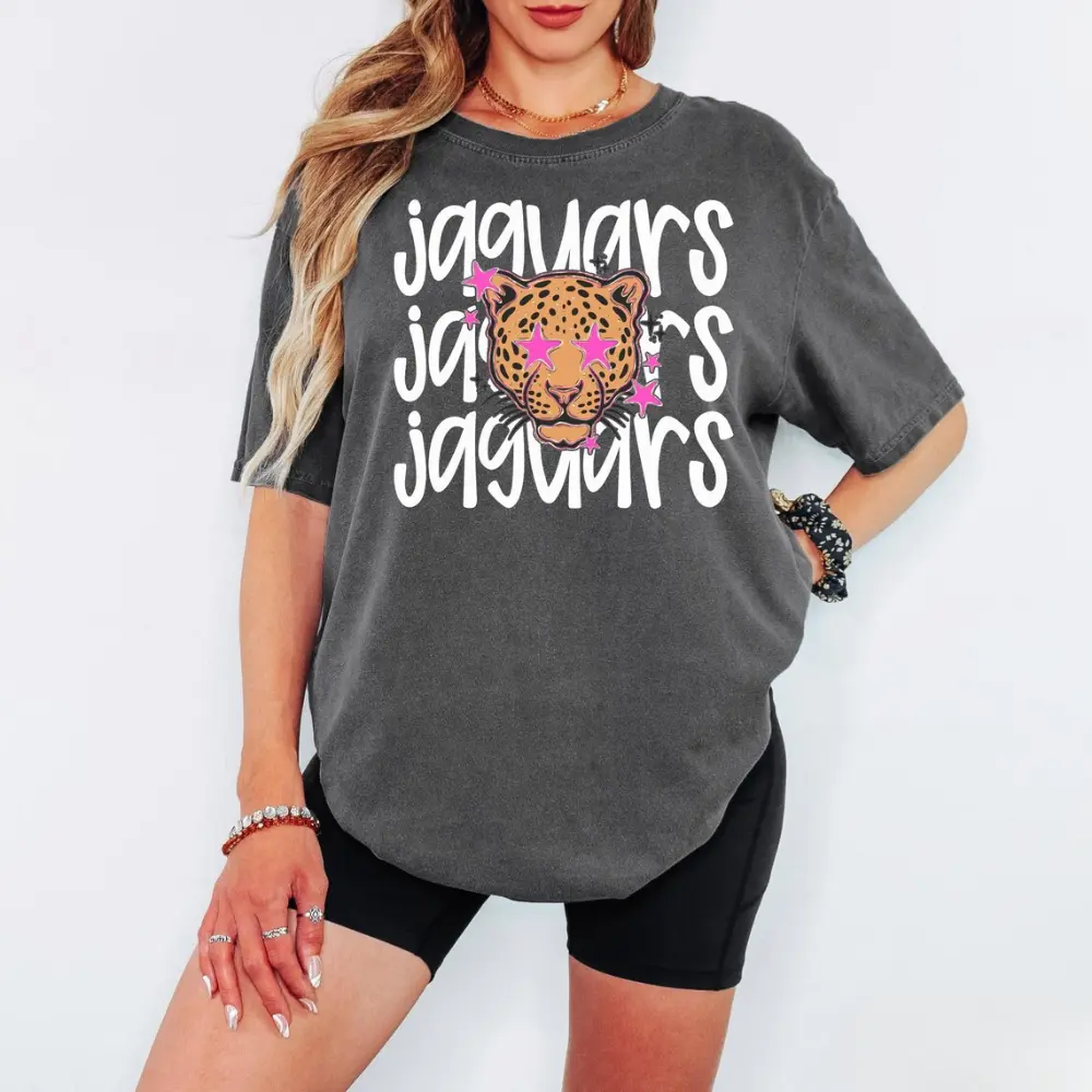 [Comfort Color] Preppy Jaguaars Tshirt, Jaguarrs Mascott Shirt, Jagguars Football, Jaaguars School Tee, Jaguuar Pride, Teacher Top, Team