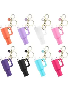 Mini Water Bottle Keychain, Street Style Multicolor, Bag Accessories, Purse Charm, Handbag Decoration, Lipstick Holder, Gift for Her