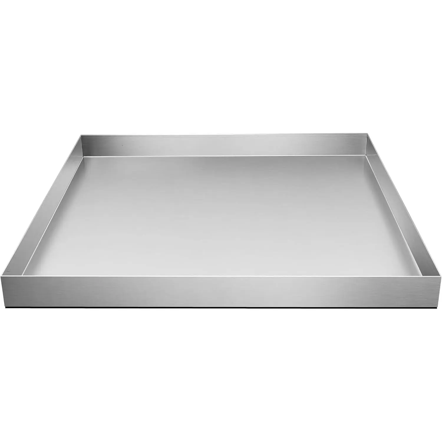 Cxforste Washing Machine Drain Pan - 27" x 25" x 2.5" - 304 Stainless Steel Heavy Duty Washing Machine Tray No Hole  Furniture Goodies - Home Goodies Sharing - Goodies Sharing