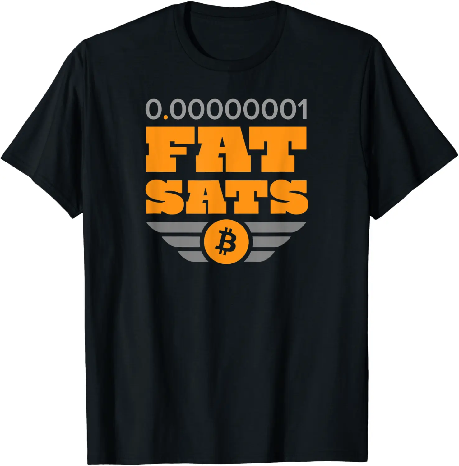 Bitcoin Fat Sats Satoshi T-Shirt - Robertbobby Shop 81B09743MJTT