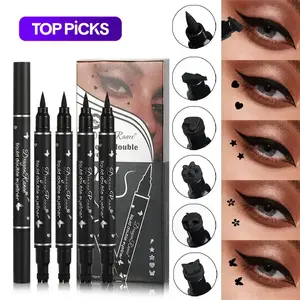 Double-Ended Eyeliner Stamp Pen Set, 5pcs Waterproof Long-Lasting Eyeliner Pens, Quick-Drying with Precise Flexible Tip and Comfortable Grip, Professional Daily Makeup Accessories #TOP PICKS