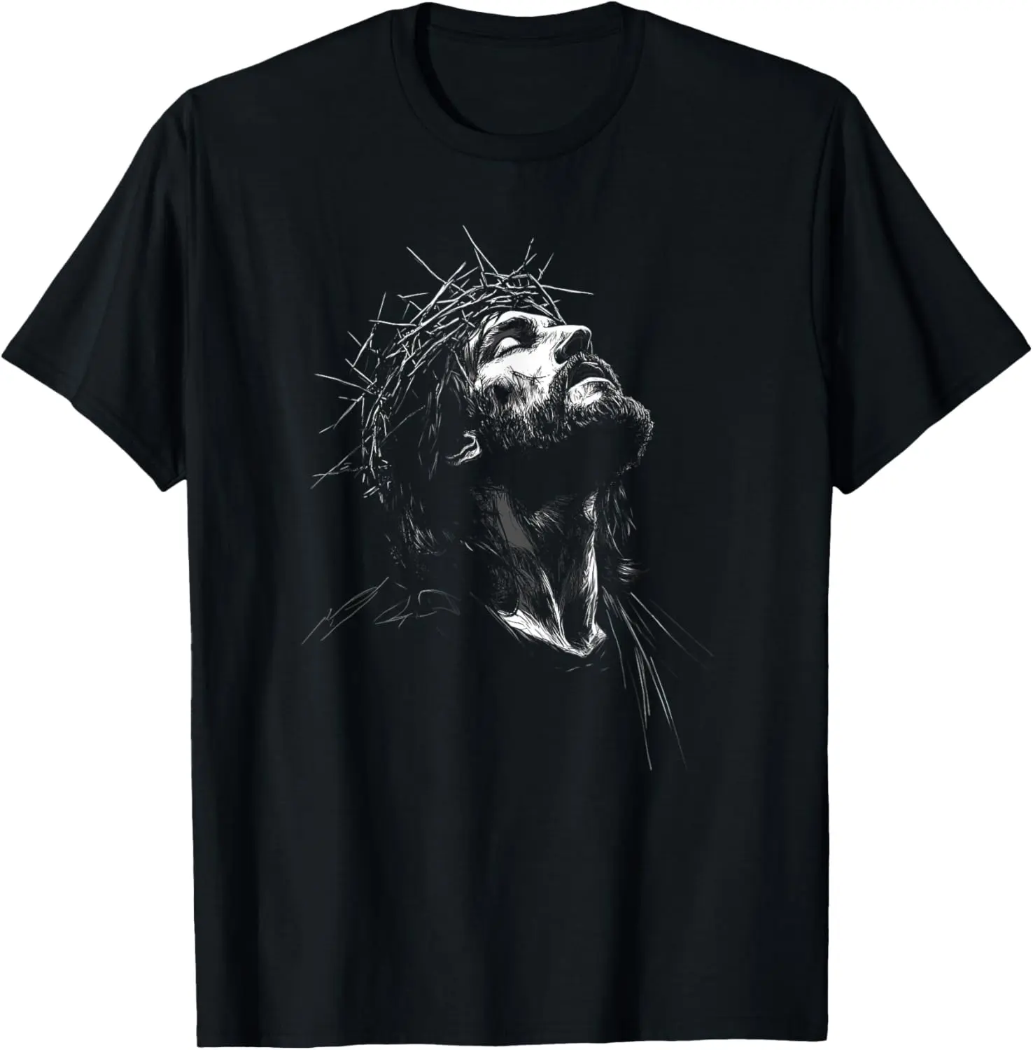 Jesus Christ Religious Christian Faith T-Shirt for Menswear Top