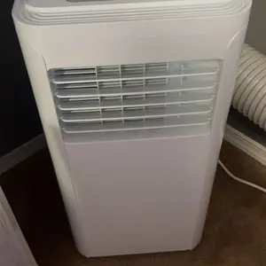 COWSAR 8000-10,000 BTU EasyCool Portable Air Conditioner - Cool up to 350 Sq. Ft. AC with Easy-to-Use Remote Control, Digital LED Display, 24H Timer, Sleep Mode and Complete Window Installation Kit, Perfect for Bedroom, Living Room, Home Office, Apartment