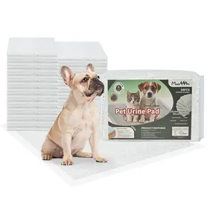 MADE 4 PETS Super Absorbent & Leak-Proof Pet Urine Pad 7-Layer Design Quick-Drying Disposable Training Pads for Dogs Cats 50PCS