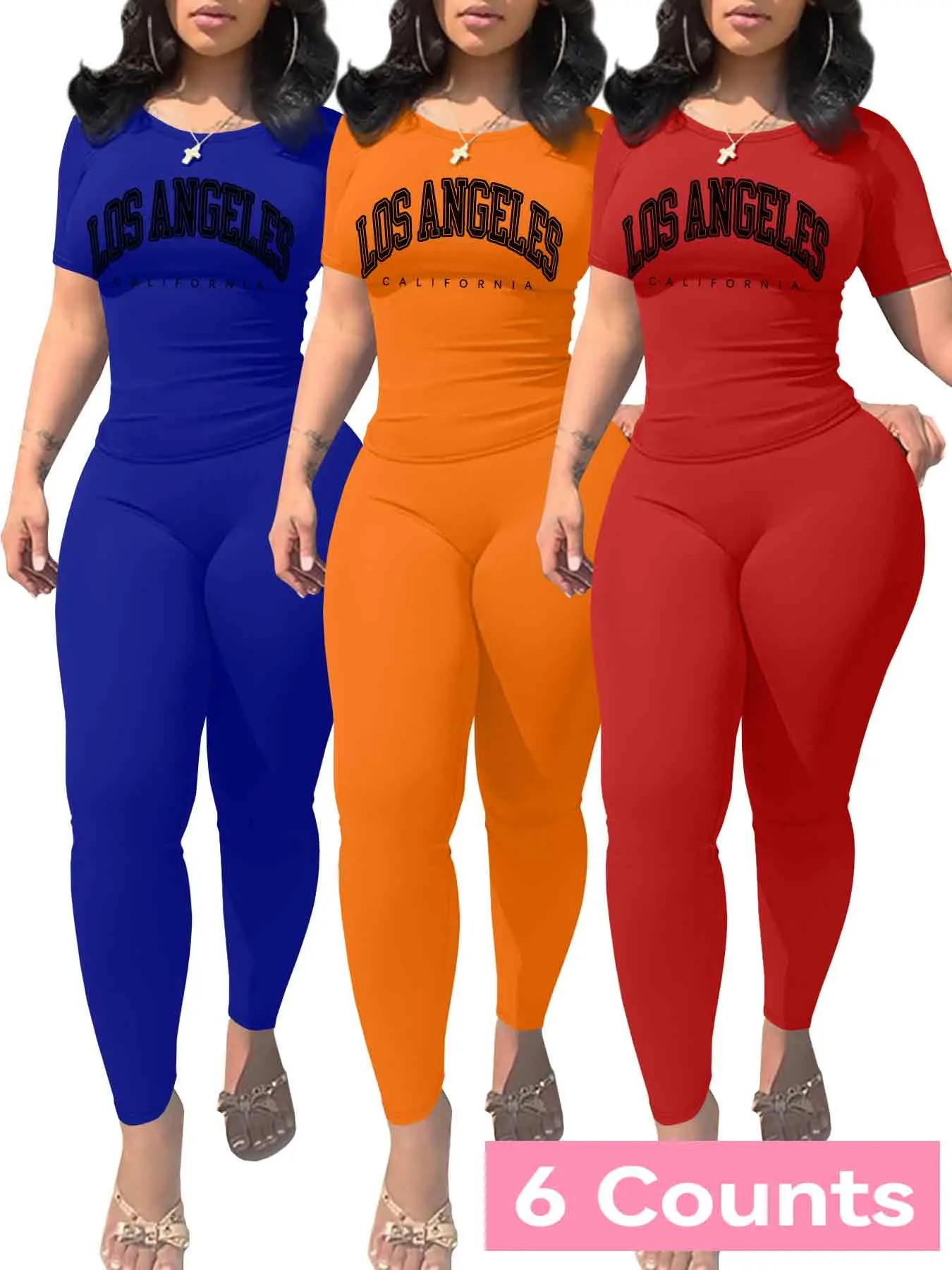 Women's Letter Print Crop Tank Top & Skinny Pants Set, Casual Sleeveless Round Neck Top & Leggings for Daily Wear, Ladies Summer Clothes