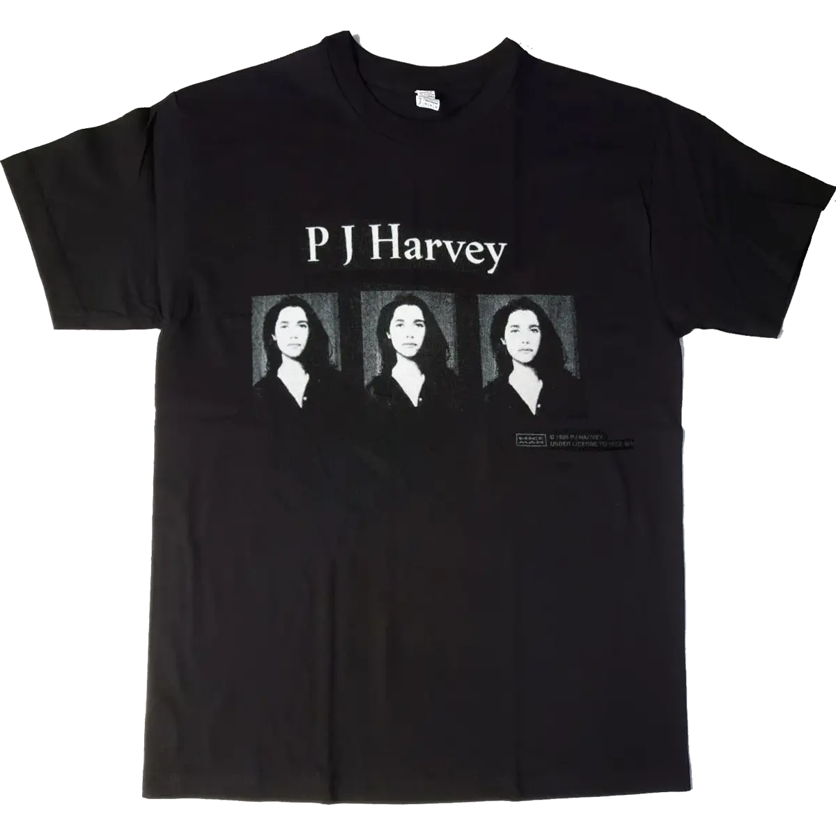 New 1995 PJ HARVEY Black Vintage T Shirt, Rock Hip Hop Sport Style Tee, Menswear Top