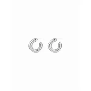 Cider STAINLESS STEEL HOOP EARRINGS