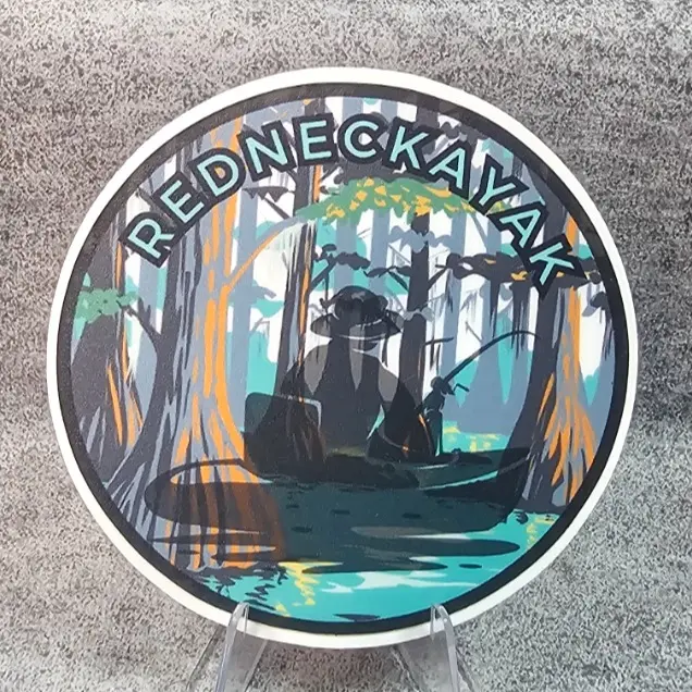 3-in-1 High Quality 3 inches Redneckayak Custom Vinyl Decal, Self Adhesive Craft Sticker for Scrapbooking & Stamping Hobbies