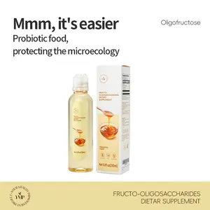 YVIP Prebiotic Fiber Syrup 55% FOS - Plant-Based Liquid Fiber Supplement for Gut & Digestive Health - Natural Sugar Alternative & Family-Friendly Sweetener - Vegan Non-GMO Gluten-Free 290mL