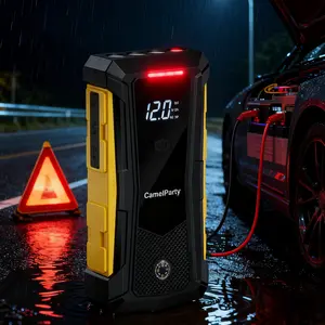 CY23 12000mAh Portable Jump Starter with AiCompressor,150PSl,12V Car Battery Jump Box,8L Gas & 6.5L Diesel Engines, Wireless, SafeClamps for Easy Use lithium jump box Automotive Tool Kit Vehicle Car Tool Kit Car Accessories