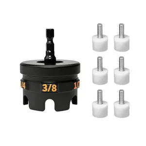 1pcs Quick-Release Nut Zipper Drill Attachment, Impact Drill Accessory, Fits 0.64cm & 1.27cm Thread Rods, Durable Tool for Easy Removal