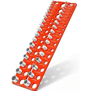 Checker, 55 Nut and Bolt Thread Checker, Screw Size and Thread Identifier Gauge with 19 Standard & 17 Metric &19 Drill Bit Gauges, Bolt Size Finder for Quickly Identify Thread Sizes