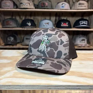 Lab with Mallard - 5 Panel Hat