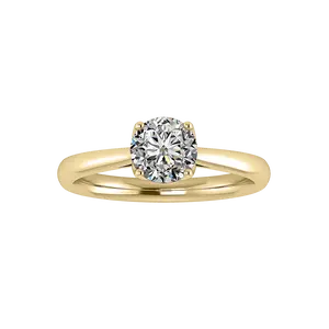 Daffodil Engagement Ring - 14KT Yellow Gold