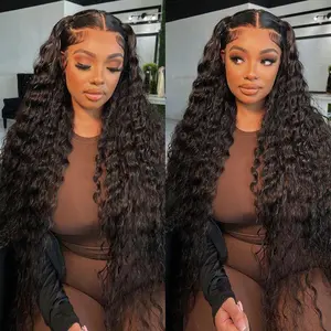 Bling Hair 36inch 38inch Deep Wave 13x6 Lace Frontal Wig Deep Curly Human Hair Wigs For Women Brazilian 13x4 Water Wave Lace Front Wig Pre Plucked Brazilian 13x6 Deep Wave Lace Front Wig Pre Plucked Lace Frontal Wig #SummerVibes