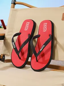 2026 New Summer Color‑Block Flip‑Flops for Men, Fashion‑Inspired, Soft‑Sole Shock‑Absorbing Slippers for Outdoor Trips, Home Use and Showering, Versatile