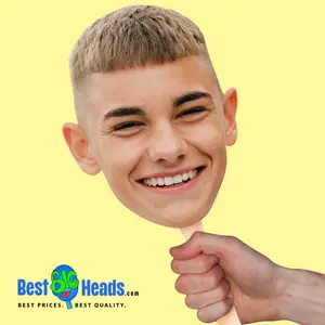 Best BIG Heads Kids Party Cardboard Cutouts | Party Cutout Face On A Stick | make your custom Photo booth Props