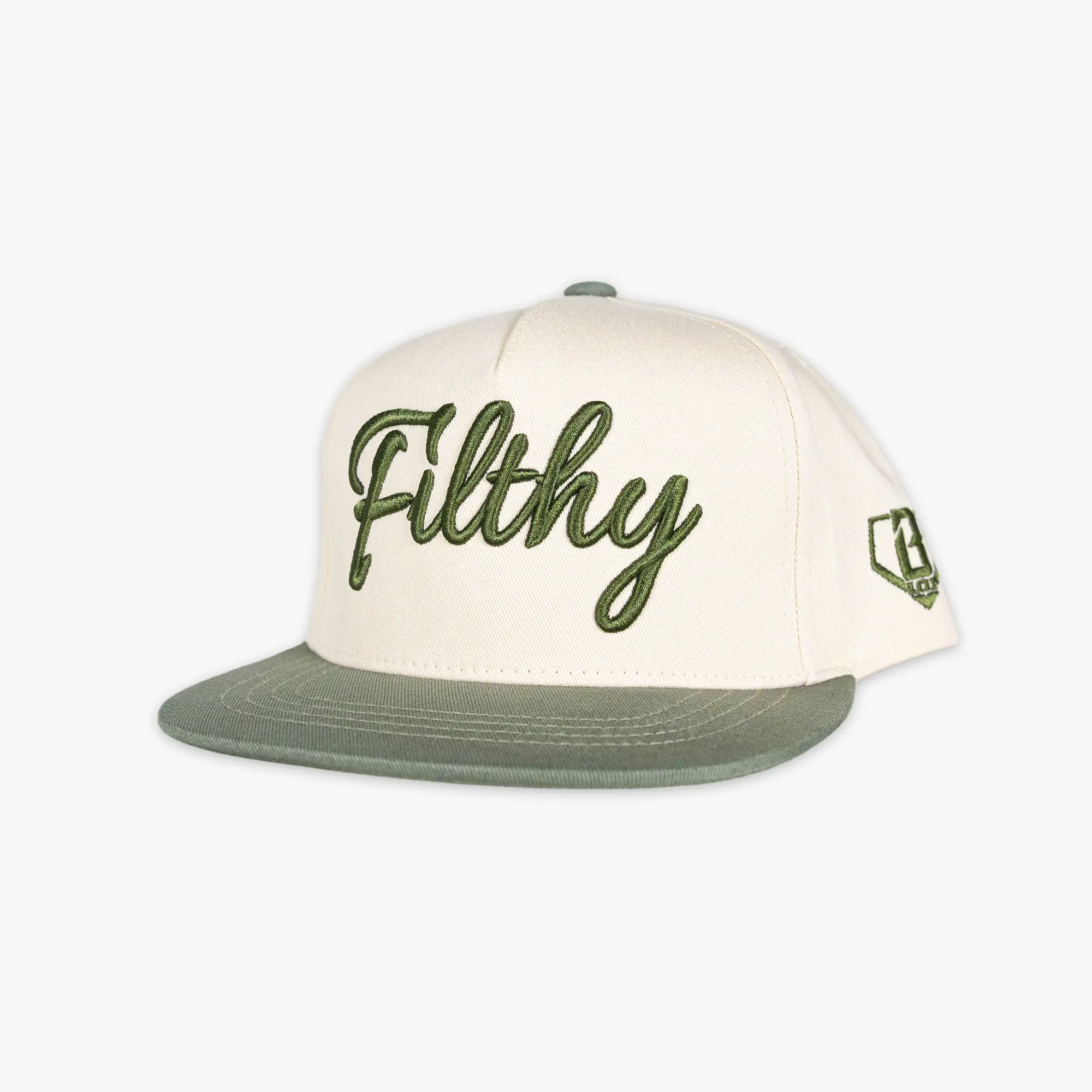 Filthy Off Field Snapback - Bone/Green