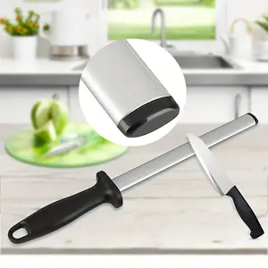 Professional kitchen knife sharpening rods, culinary blade sharpening steel rods or sticks Kitchenware