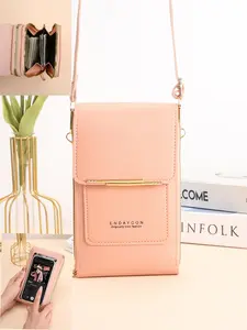 Endaycon Small Crossbody Phone Bag for Women, Casual Shoulder Bag, Large Capacity Touchscreen Pocket, Fashionable Cute Mini Purse, Fits Phones & Keys