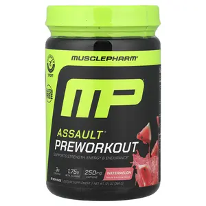 MusclePharm Assault® Preworkout, Watermelon, 12.1 oz (344 g)