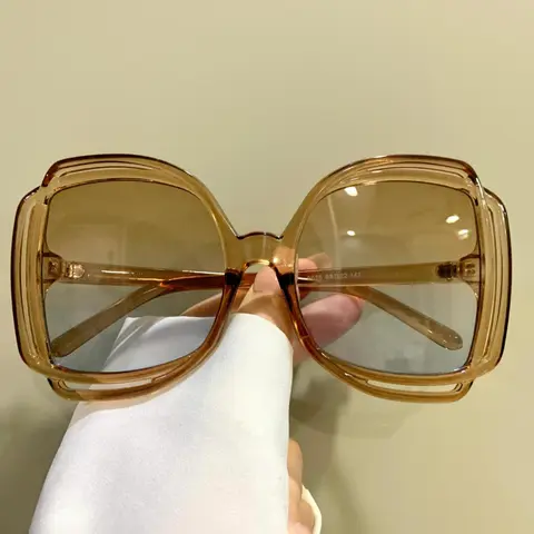 Unisex Large-Frame Square Mirrored Glasses, Trendy Casual Eyeglasses for Everyday Use, Fashion Decorative Glasses, Stylish Glasses