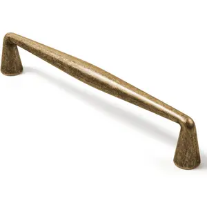 GooKi Vintage Retro Antique Brass Zinc Alloy Cabinet Handles  . ''(mm) Hole Center Affordable Luxury Cabinet Pull Hardware for Bedroom, Kitchen,  Pack-